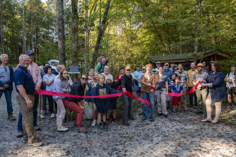 Buffalo Creek Upper Boulders Ribbon Cutting photo by Millsaps Creative 